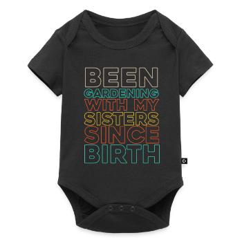 Hobby Jardinier Jardinier Jardinier Sœur - Body à manches courtes Premium Bébé - noir - Devant