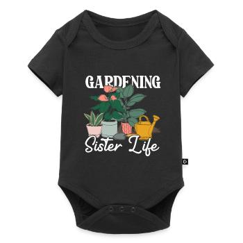Hobby Jardinier Jardinier Jardinier Sœur - Body à manches courtes Premium Bébé - noir - Devant