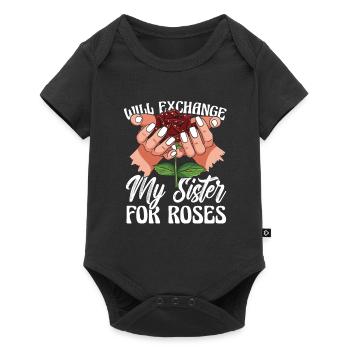 Hobby Gardener Garden Funny - Baby Premium short-sleeve bodysuit - black - Front