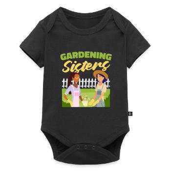 Hobby Jardinier Jardinier Jardinier Sœur - Body à manches courtes Premium Bébé - noir - Devant