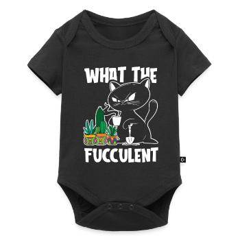 Hobby Gardener Garden Juicy Garden Cat - Body à manches courtes Premium Bébé - noir - Devant