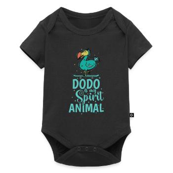 Dodo is my Spirit Animal Bird from Mauritius - Baby Premium short-sleeve bodysuit - black - Front
