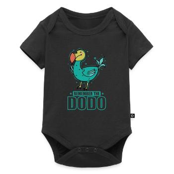 Remenber the Dodo Bird from Mauritius - Baby Premium short-sleeve bodysuit - black - Front