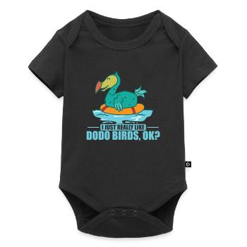 I Just Really Like Dodo Birds, ok? Mauritius - Baby Premium short-sleeve bodysuit - black - Front