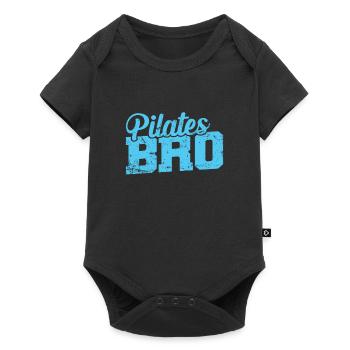 Pilates Bro Fitness Powerhouse Training - Baby Premium short-sleeve bodysuit - black - Front