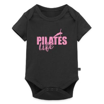 Les mots ne peuvent pas transmettre l’amour que j’ai pour le Pilates - Body à manches courtes Premium Bébé - noir - Devant