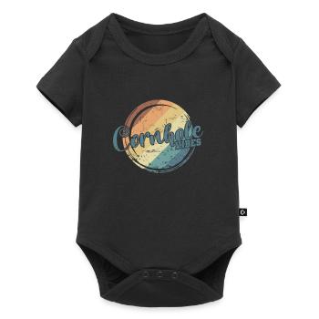 Cornhole Vibes Game Hobby - Baby Premium short-sleeve bodysuit - black - Front