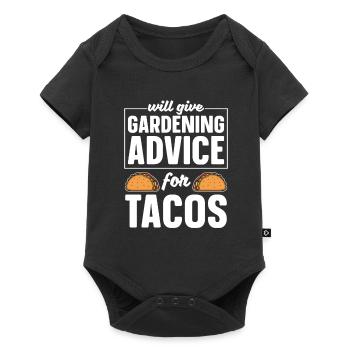 Hobby Gardener Garden Funny - Baby Premium short-sleeve bodysuit - black - Front