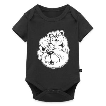 Fête des pères Papa Wear - Body à manches courtes Premium Bébé - noir - Devant