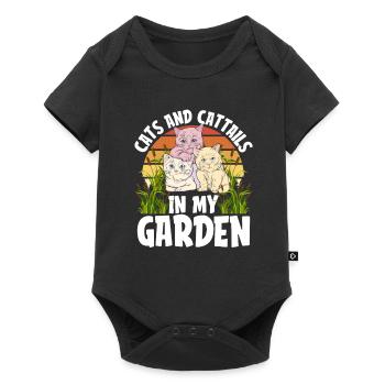 Hobby Gardener Garden Cute Garden Cat - Body à manches courtes Premium Bébé - noir - Devant