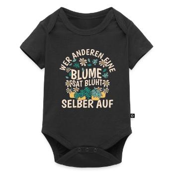 Hobby Gardener Garden Cute - Baby Premium short-sleeve bodysuit - black - Front