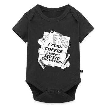 Music Teacher Music Teacher - Baby Premium short-sleeve bodysuit - black - Front