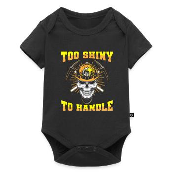 Engineer Skull Mining Engineer - Baby Premium short-sleeve bodysuit - black - Front