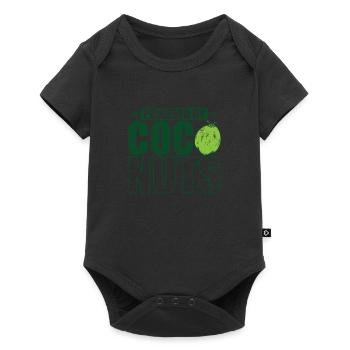 Powered by Coconuts Palm Exotic Fruit - Baby Premium short-sleeve bodysuit - black - Front