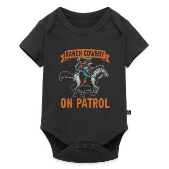 Rodeo Cowboy Patrol Ranch Cowboy - Baby Premium short-sleeve bodysuit - black - Front