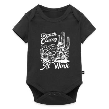 Rodeo Cowboy Working Ranch Cowboy - Body à manches courtes Premium Bébé - noir - Devant