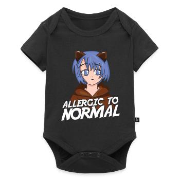 Furry Fandom Fursuits Witzig - Baby Premium Kurzarmbody - Schwarz - Vorne