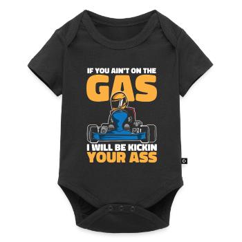 Go Kart Karting Karting Karting Driver Funny - Body à manches courtes Premium Bébé - noir - Devant
