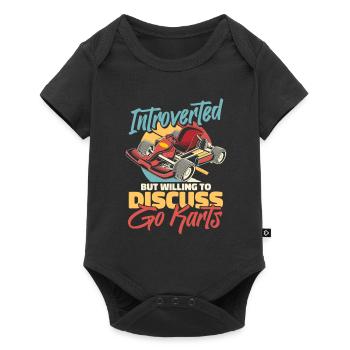 Go Karting Karting Karting Drivers Introvertis - Body à manches courtes Premium Bébé - noir - Devant