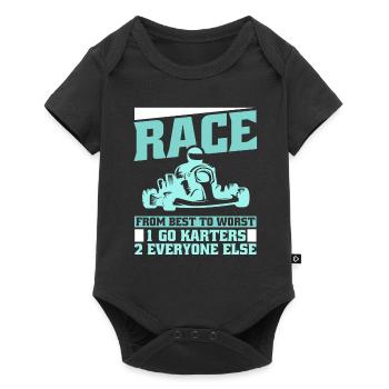 Go Kart Karting Karting Driver Cool - Baby Premium short-sleeve bodysuit - black - Front