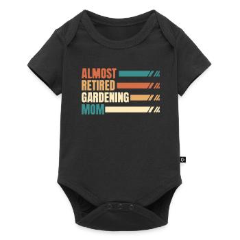 Hobbygärtner Garten Mutter Gärtnerische Mama - Baby Premium Kurzarmbody - Schwarz - Vorne
