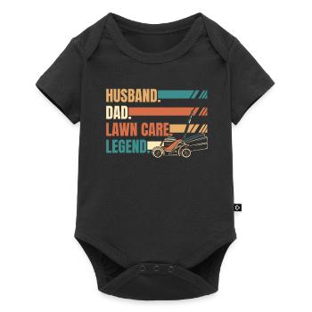 Hobby Gardener Garden Gardening Father - Baby Premium short-sleeve bodysuit - black - Front