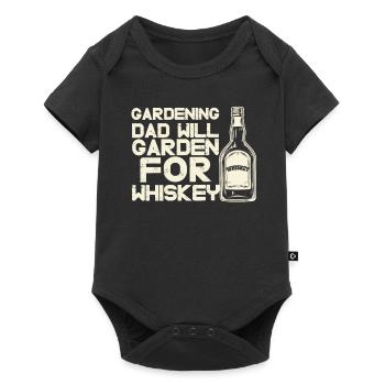 Amateur gardener garden horticultural father - Baby Premium short-sleeve bodysuit - black - Front