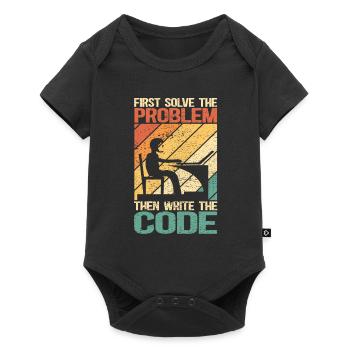 Développeur logiciel Programmeur Programmation - Body à manches courtes Premium Bébé - noir - Devant