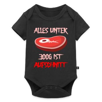 Alles unter 300g ist Aufschnitt - Baby Premium Kurzarmbody - Schwarz - Vorne