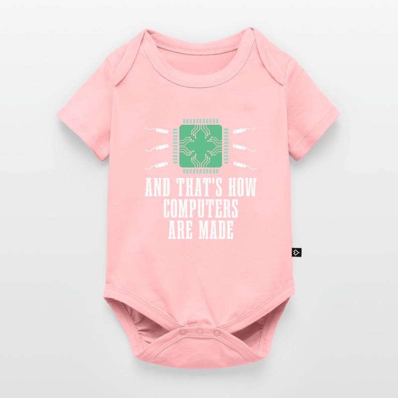 Developer, Coder, Programmer, Microchip Baby Premium short-sleeve bodysuit
