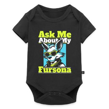 Furry Fandom Fursuits - Body à manches courtes Premium Bébé - noir - Devant