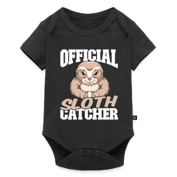 Sloth Funny Sloth Baseball - Baby Premium short-sleeve bodysuit - black - Front