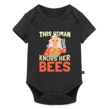 Beekeepers, beekeepers - Baby Premium short-sleeve bodysuit - black - Front