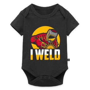 Welder Locksmith Humor - Baby Premium short-sleeve bodysuit - black - Front