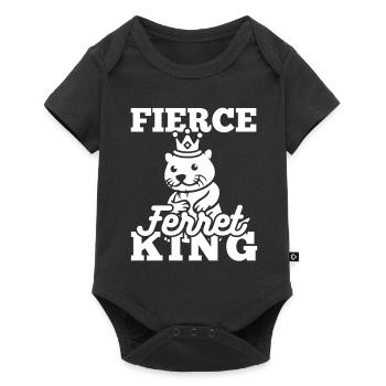 Ferret polecat - Baby Premium short-sleeve bodysuit - black - Front