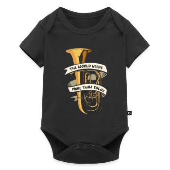 Fanfare procession tuba - Baby Premium short-sleeve bodysuit - black - Front