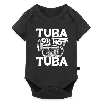 Fanfare procession tuba - Baby Premium short-sleeve bodysuit - black - Front