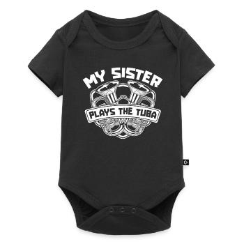 Fanfare procession tuba - Baby Premium short-sleeve bodysuit - black - Front