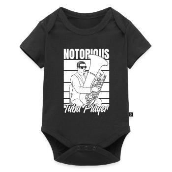 Fanfare procession tuba - Baby Premium short-sleeve bodysuit - black - Front