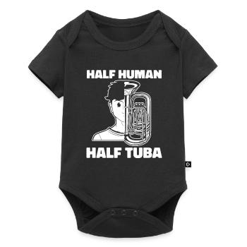 Fanfare procession tuba - Baby Premium short-sleeve bodysuit - black - Front