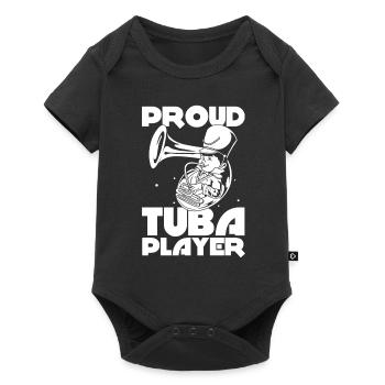 Fanfare procession tuba - Baby Premium short-sleeve bodysuit - black - Front
