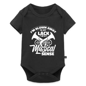 Fanfare procession tuba - Baby Premium short-sleeve bodysuit - black - Front
