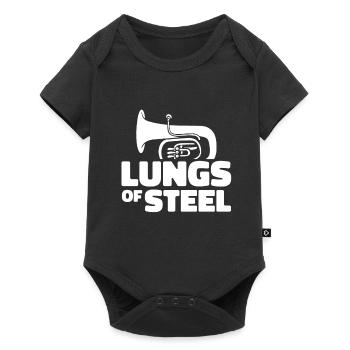 Fanfare procession tuba - Baby Premium short-sleeve bodysuit - black - Front