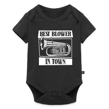 Fanfare procession tuba - Baby Premium short-sleeve bodysuit - black - Front