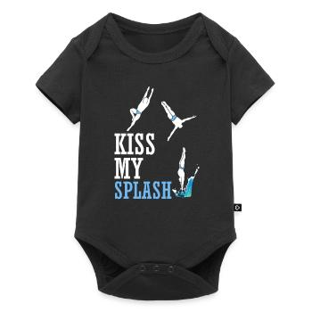 Plongeur Jumper Drôle - Body à manches courtes Premium Bébé - noir - Devant