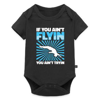Plongeur Jumper Drôle - Body à manches courtes Premium Bébé - noir - Devant