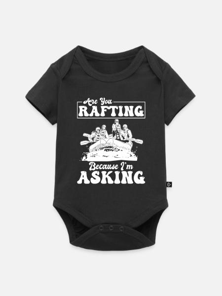 Rafting Wildwasser Rafting - Baby Premium Kurzarmbody - Schwarz