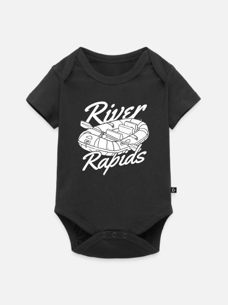 Rafting Wildwasser Rafting - Baby Premium Kurzarmbody - Schwarz