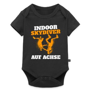 Indoor Skydiving Funny - Baby Premium short-sleeve bodysuit - black - Front