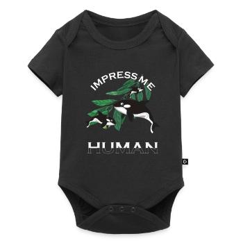 Orca Whale Killer Whale Funny - Baby Premium short-sleeve bodysuit - black - Front